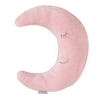 NACKENKISSEN Mond rosa - Rosa, Textil (25/8cm) - Roba