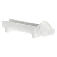 SALAMI-HALTER "Porcellino Salame" Fattoria 27,5 x 6 x 9 cm - Weiß, Keramik (27.5/6/9cm)