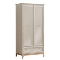 DREHTÜRENSCHRANK DIUNA 92/55/193 cm, 2 Tür(en), Kaschmir - Kaschmir, Holzwerkstoff/Metall (92/193/54.5cm) - Idohome