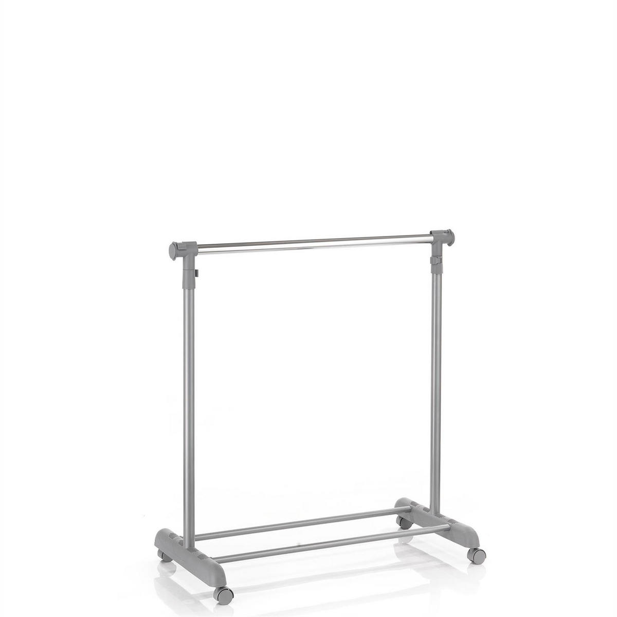 ROLLGARDEROBE SALA - Grau, Metall (93/96/44cm) - CARO-Möbel