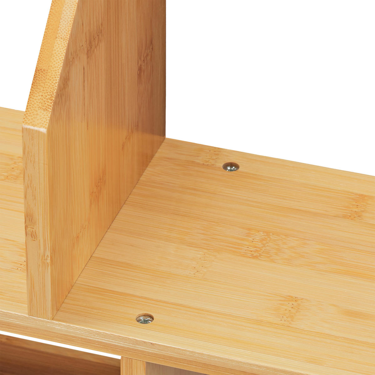 BAMBUSREGAL - Hellbraun, Holz (55/45.5/16cm) - Relaxdays