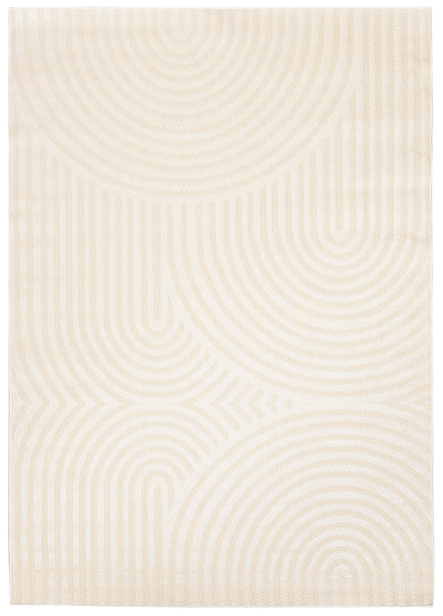 TEPPICH PATIO Creme 240/330 cm - Creme, Kunststoff (240/330cm) - Tapiso