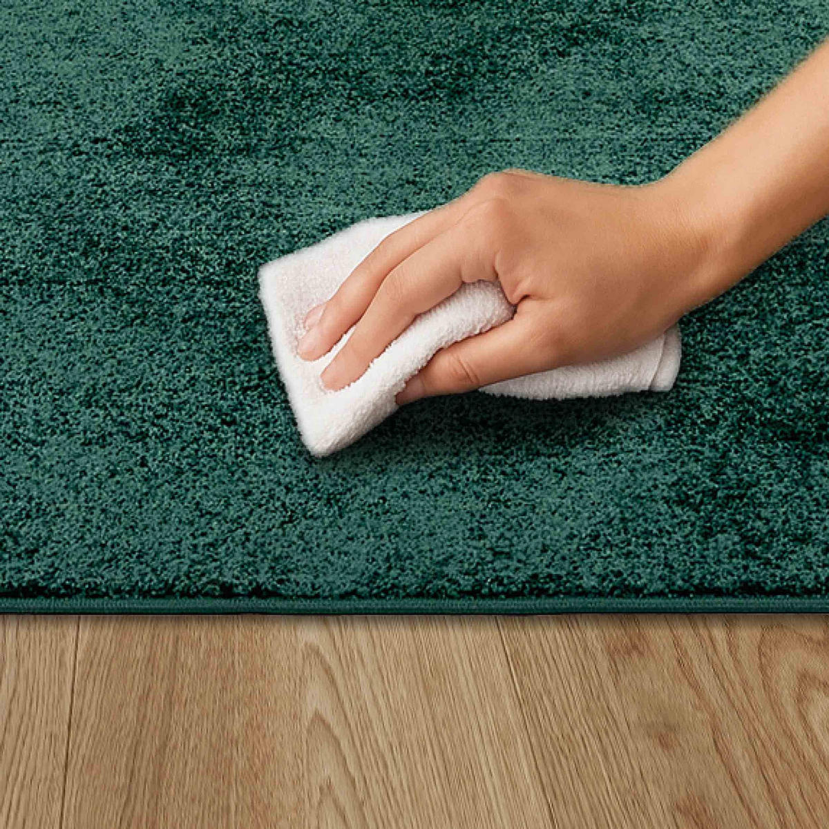 KURZFLORTEPPICH SAMMY - Grün, Textil (133/190cm) - Astra