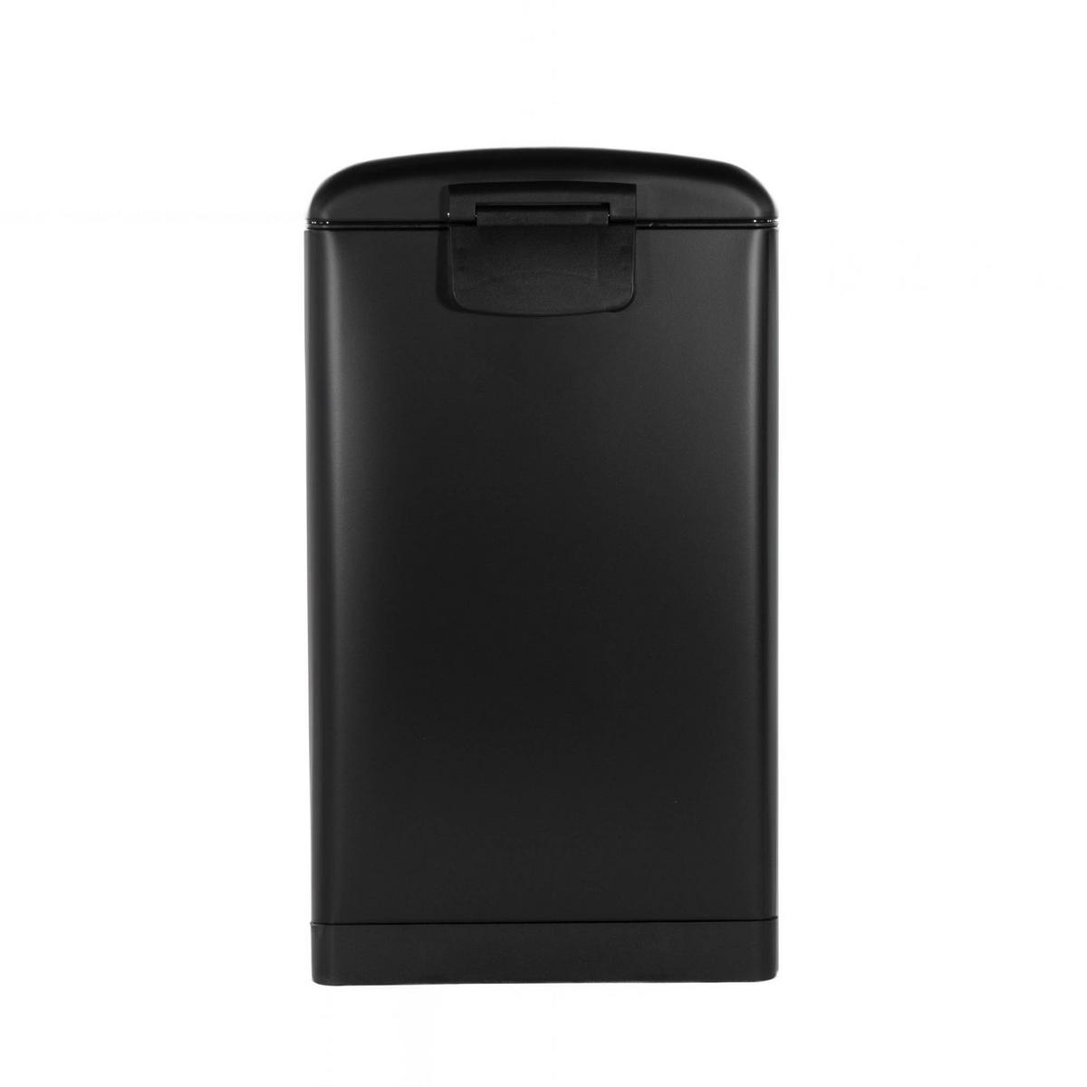 MÜLLEIMER mit Pedal Ariane 20 l 30/29,5/53,3 cm - Schwarz, Metall (29.5/53.3/30cm) - 5five Simply Smart