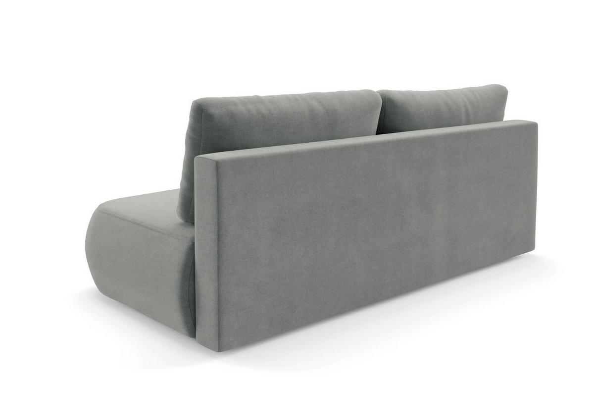 SCHLAFSOFA mit Bettkasten Grau - Schwarz/Grau, Holz/Holzwerkstoff (210/82/106cm) - Furnisell