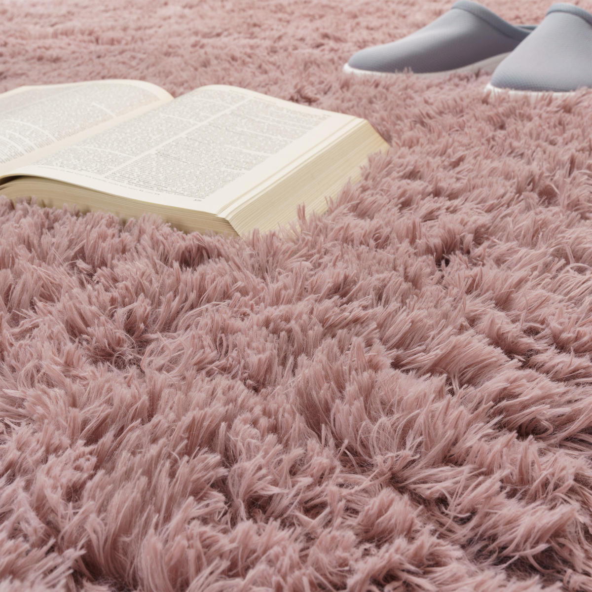 HOCHFLORTEPPICH 160/220 cm Silky 591 - Rosa, Textil (160/220cm) - Paco Home