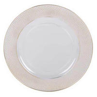 UNTERTELLER Ø 33 cm - Weiß, Kunststoff (33cm) - Home Styling Collection