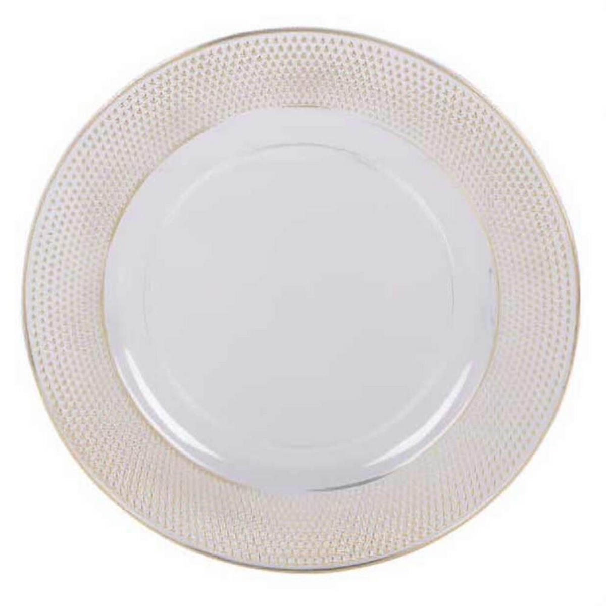UNTERTELLER Ø 33 cm - Weiß, Kunststoff (33cm) - Home Styling Collection