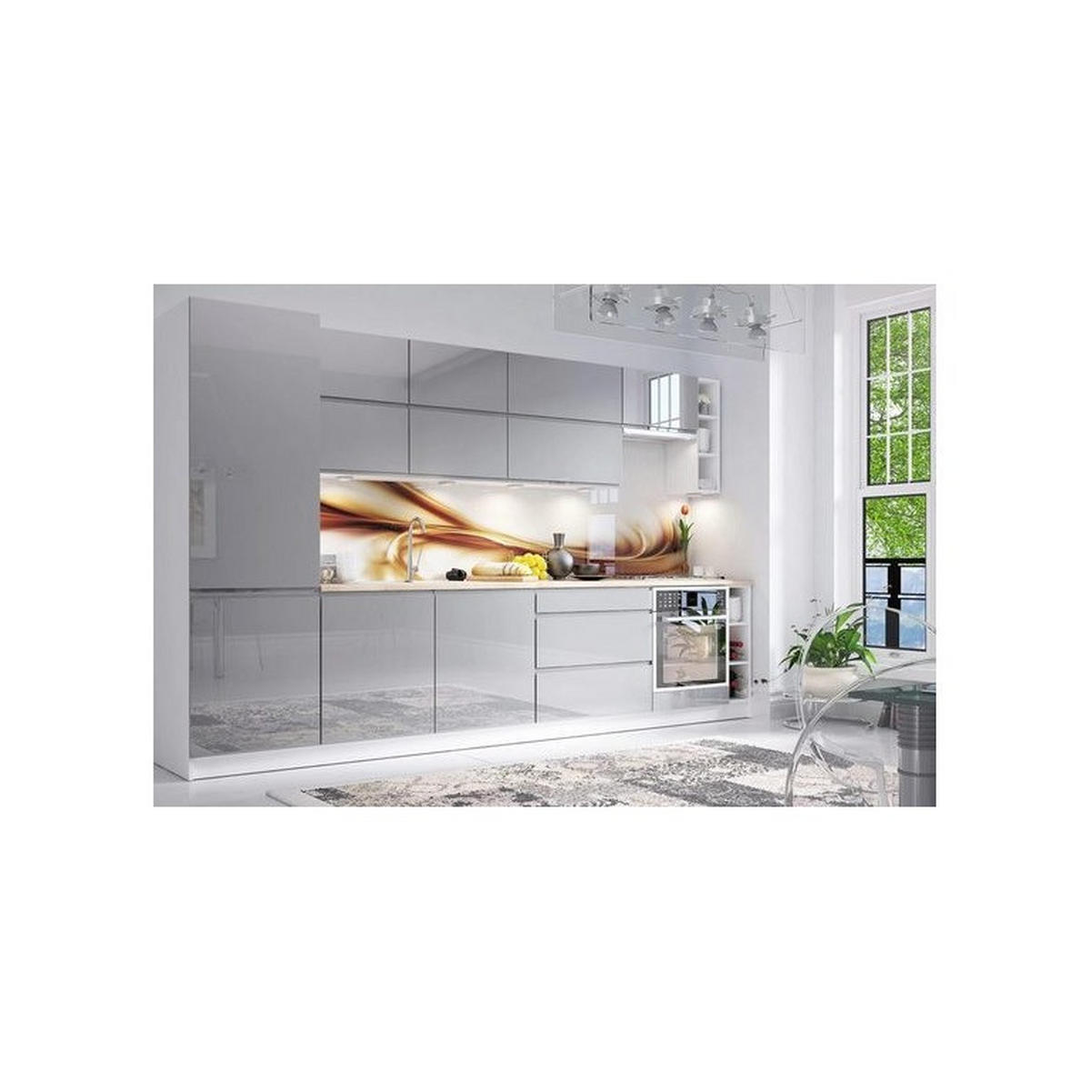 UNTERSCHRANK – 40 cm – D40S1-P – Velmora – Grau – Türanschlag rechts - Grau, Holzwerkstoff (40/82/47cm) - ROYAL24_MARKT