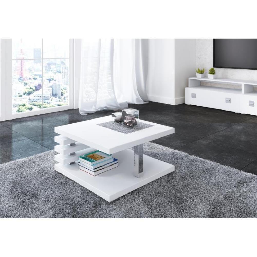 COUCHTISCH Kyoto 60x60 weißmatt - Weiß, Holzwerkstoff (60/60/32cm) - Beautysofa