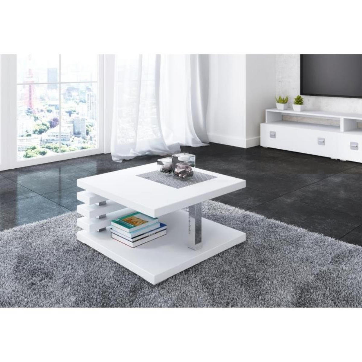 COUCHTISCH Kyoto 60x60 weißmatt - Weiß, Holzwerkstoff (60/60/32cm) - Beautysofa