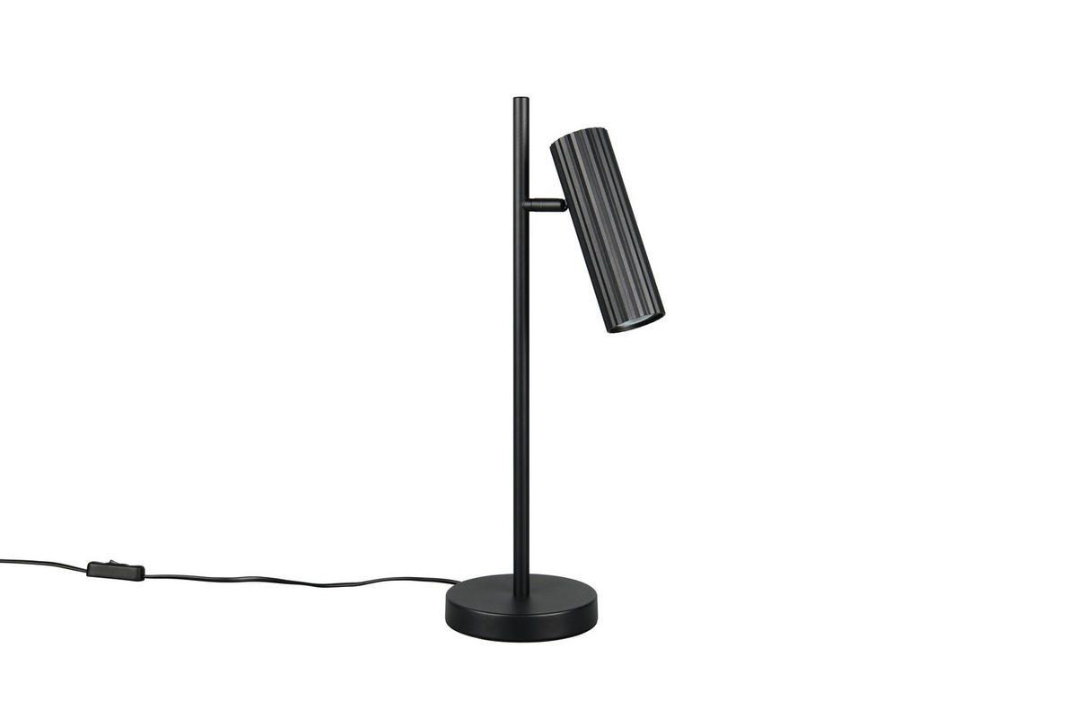 TISCHLAMPE SOKA - Schwarz - 0/0/50 cm - Schwarz, Metall (15/15/50cm) - Trio Leuchten