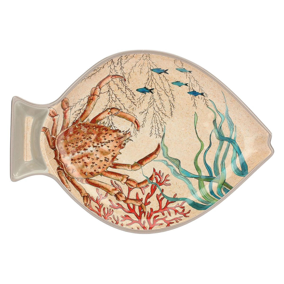 FISCHTELLER 33 x 23 cm Sea Life Set mit 2 Stück - Multicolor, Kunststoff (33/23/3cm) - Rose & Tulipani