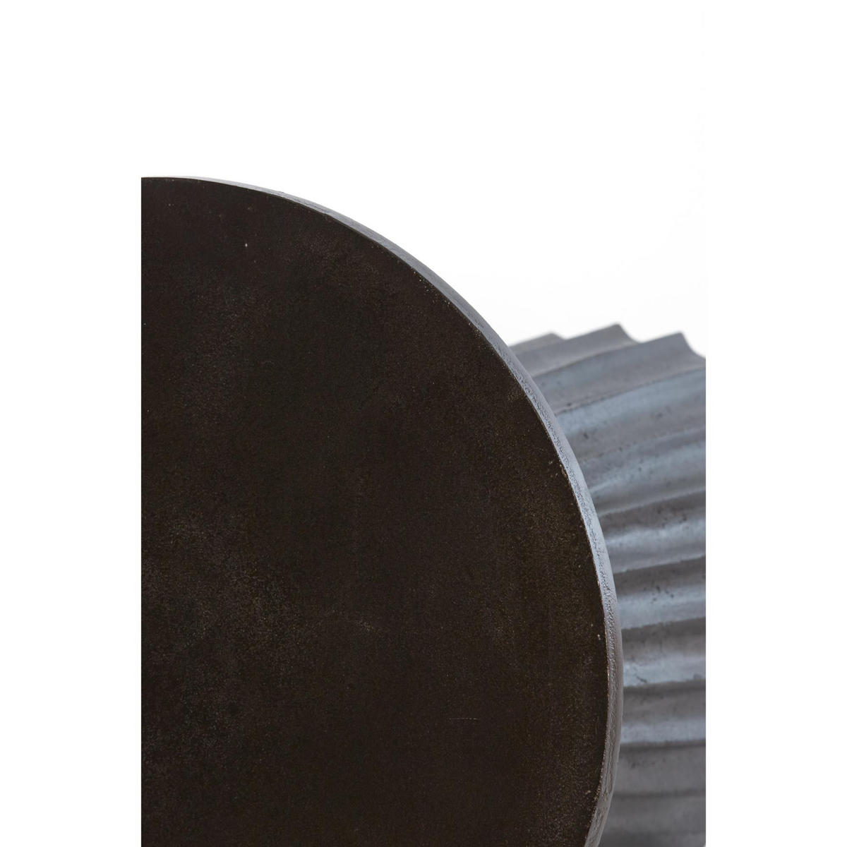 BEISTELLTISCH Veglia Braun 40/40/51 cm - Braun, Metall (40/40/51cm) - Light & Living