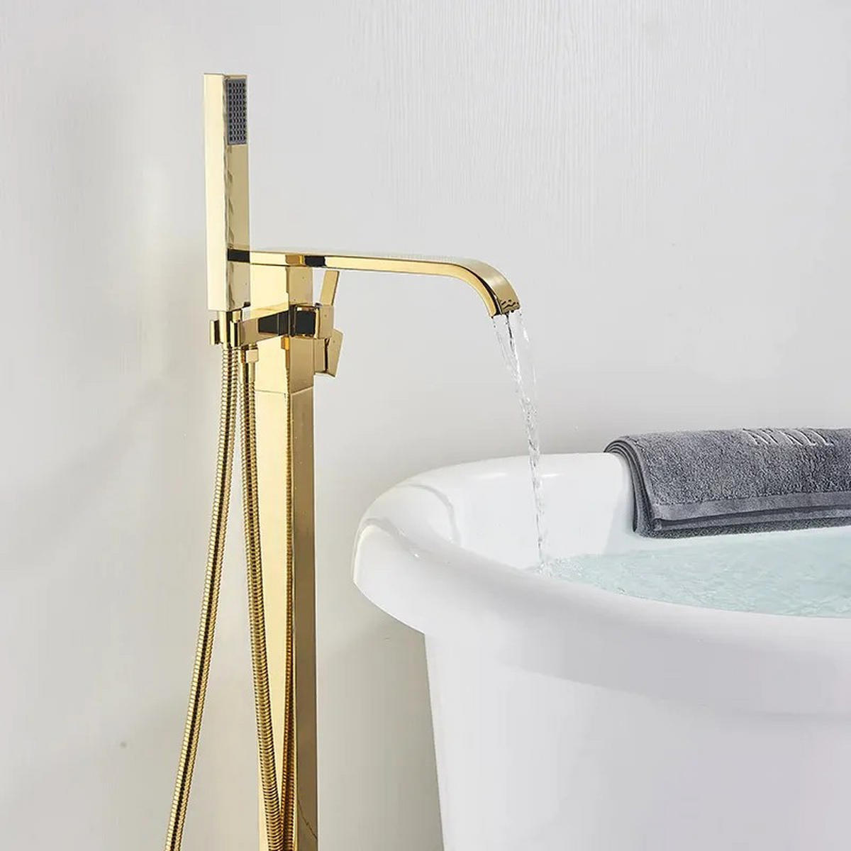 WANNENARMATUR Rea Carat Gold - Goldfarben, Metall (15/91.5/25cm) - REA