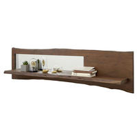 WANDREGAL Akazie 165x22x38 braun lackiert PURE ACACIA #806 - Braun, Holz (165/38/22cm) - Massivmoebel24