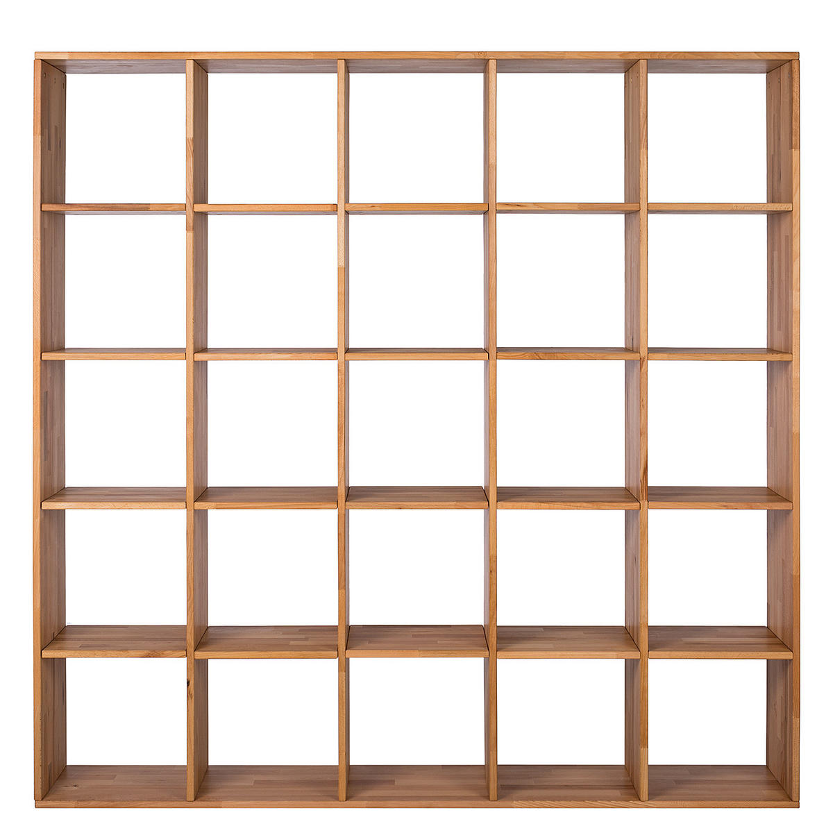 REGAL - Massivholz - Kernbuche, Holz (186/186/35cm) - home24