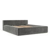 POLSTERBETT Casto mit Stauraum 200/200 cm Grau im Terra NW Stoff - Schwarz/Naturfarben, Holz/Holzwerkstoff (200/200cm) - AltaBeds