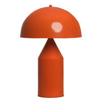 TISCHLEUCHTE Pilzlampen 50/30 - Orange, Metall (30/50cm) - Bamyum