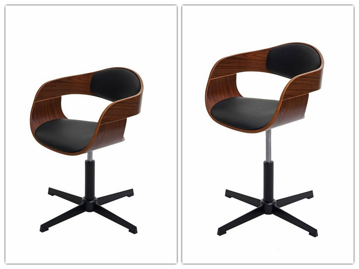 BÜROSTUHL Schwarz - Schwarz, Textil (64/83/64cm) - MCW