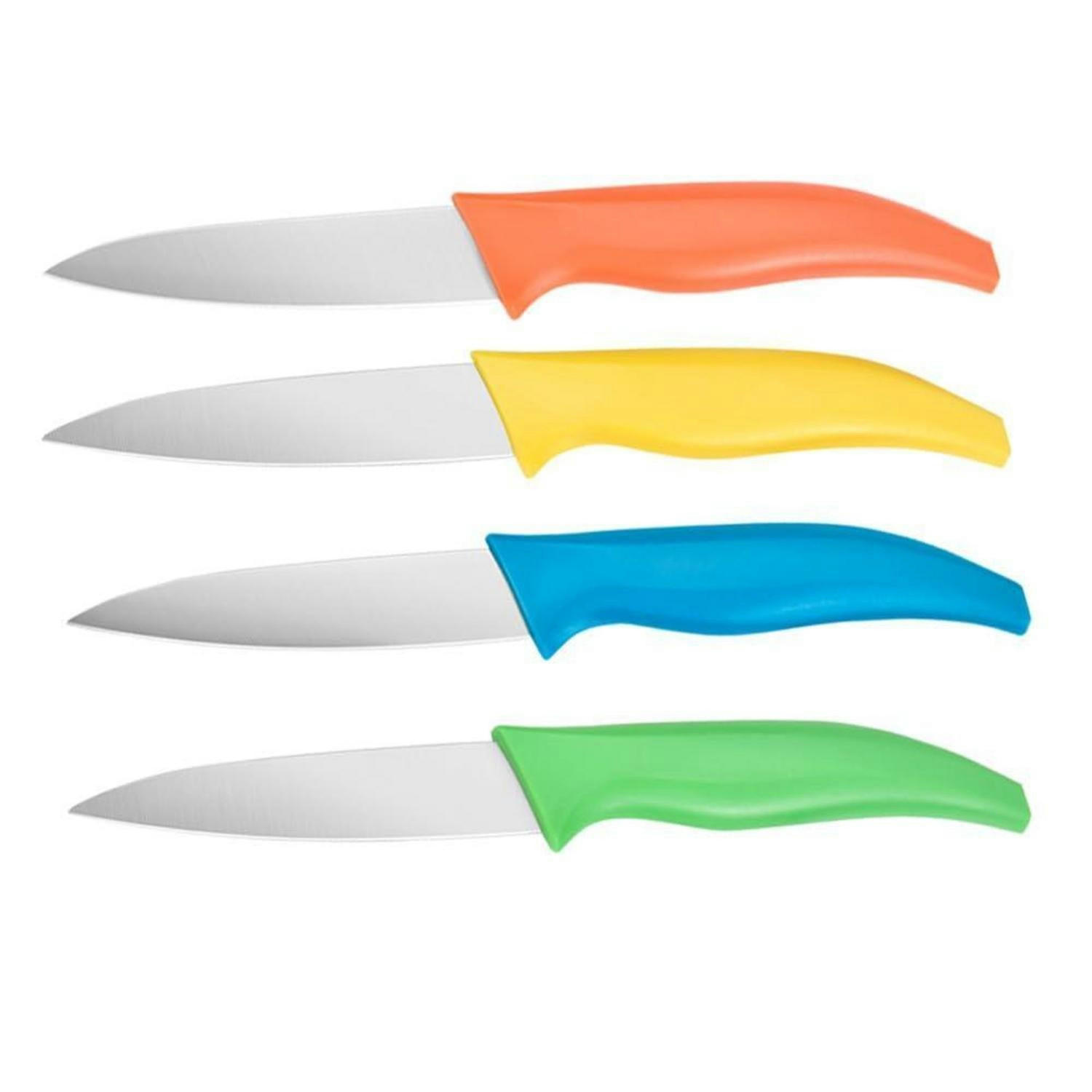 GEMÜSEMESSER Set 4-teilig Multicolor - Silberfarben, Kunststoff (20cm)