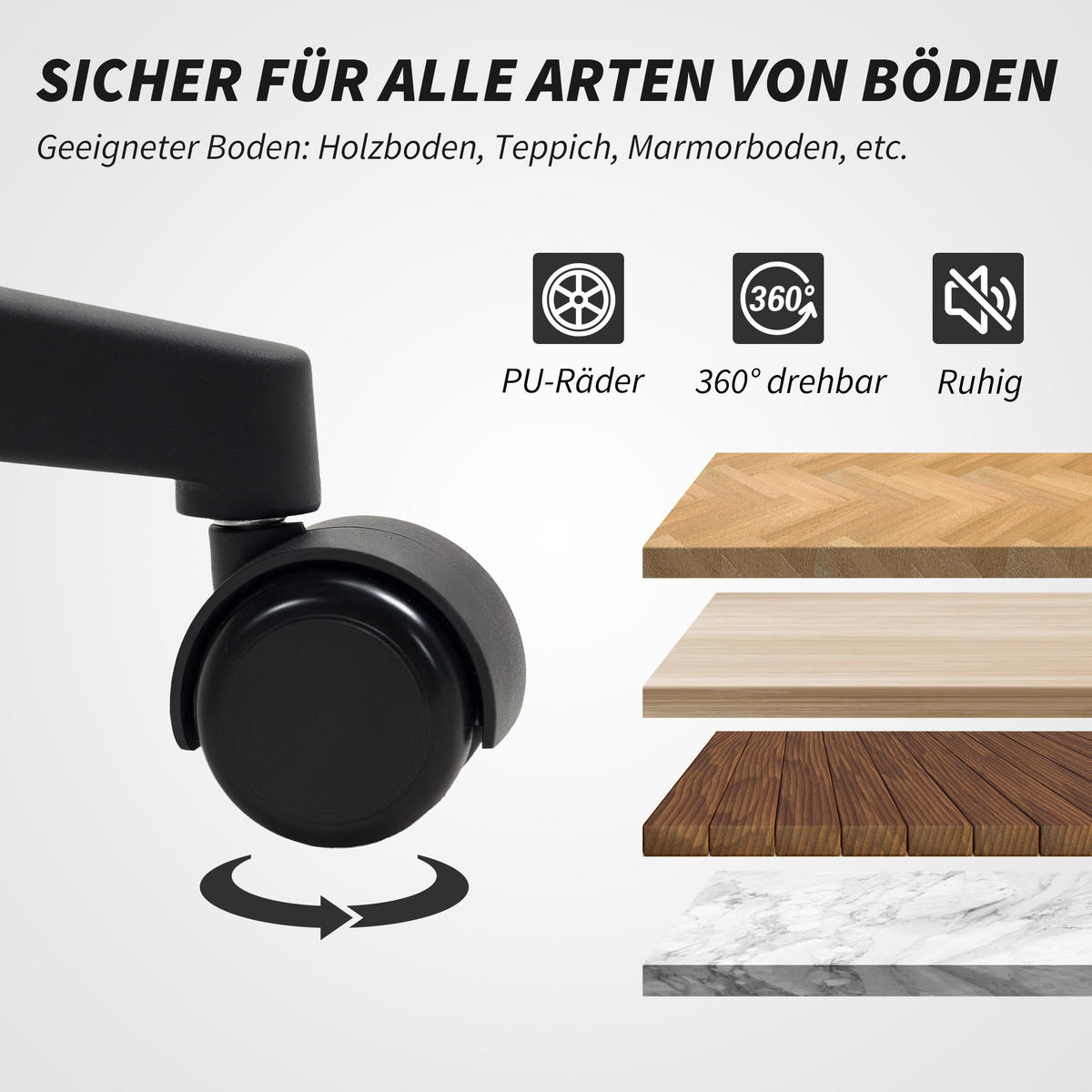 BÜROSTUHL, Ergonomischer Schreibtischstuhl mit Armlehne, Kopfstütze, Dunkelgrau - Dunkelgrau, Kunststoff (60.5/117/69cm) - HOMCOM