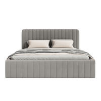 POLSTERBETT Orasi 180x200 cm, Grau - Dunkelgrau, Textil (200/180cm) - Fedve