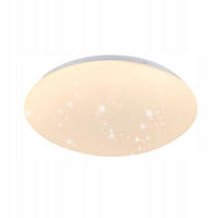 LED-DECKENLEUCHTE Iris 25.2/25.2/6.2 cm - Weiß, Kunststoff (25.2/25.2/5.7cm) - ZMH