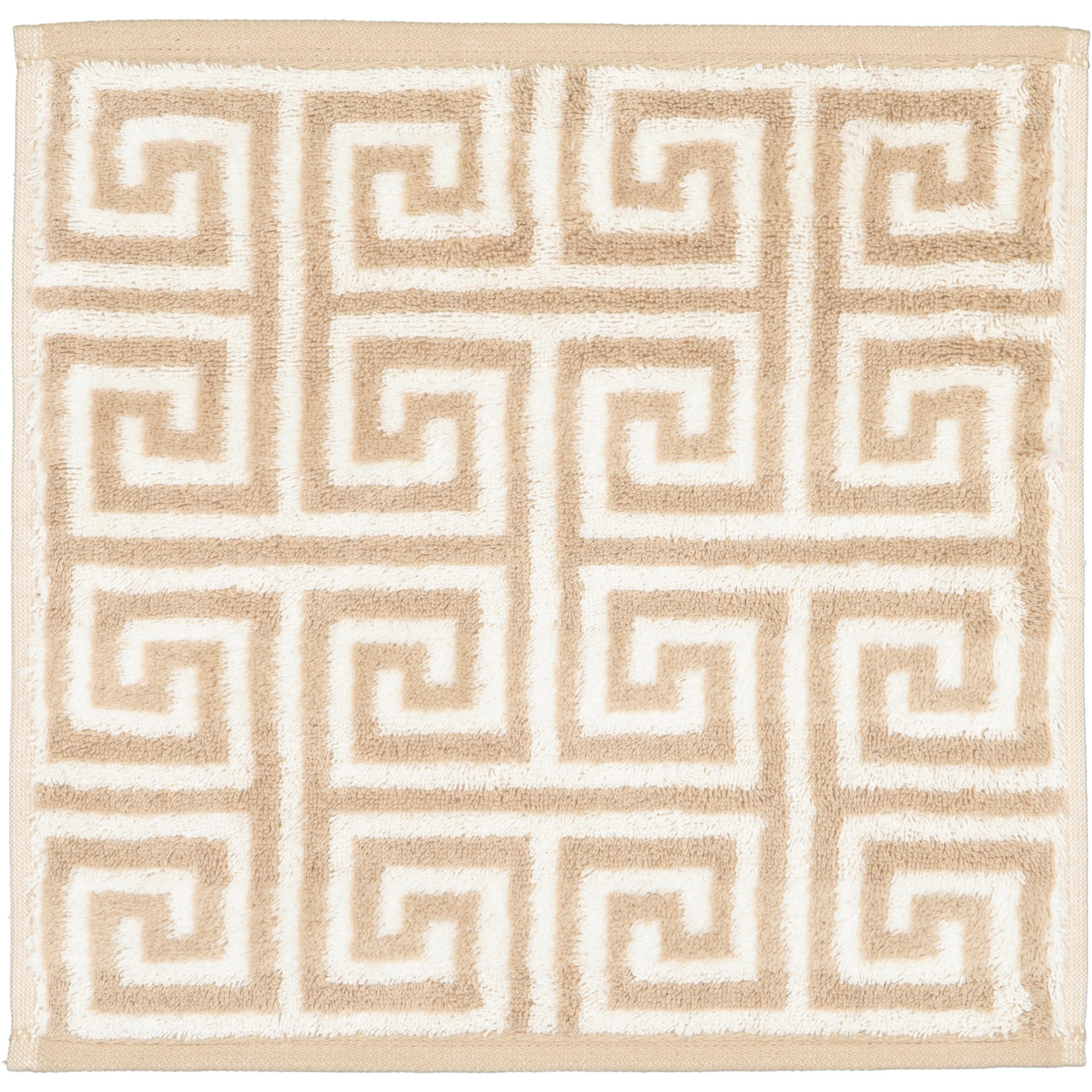 HANDTÜCHER NOBLESSE ELEGANCE ALLOVER 1088 SAND - 33 - Beige, Textil (30/30cm) - Cawoe