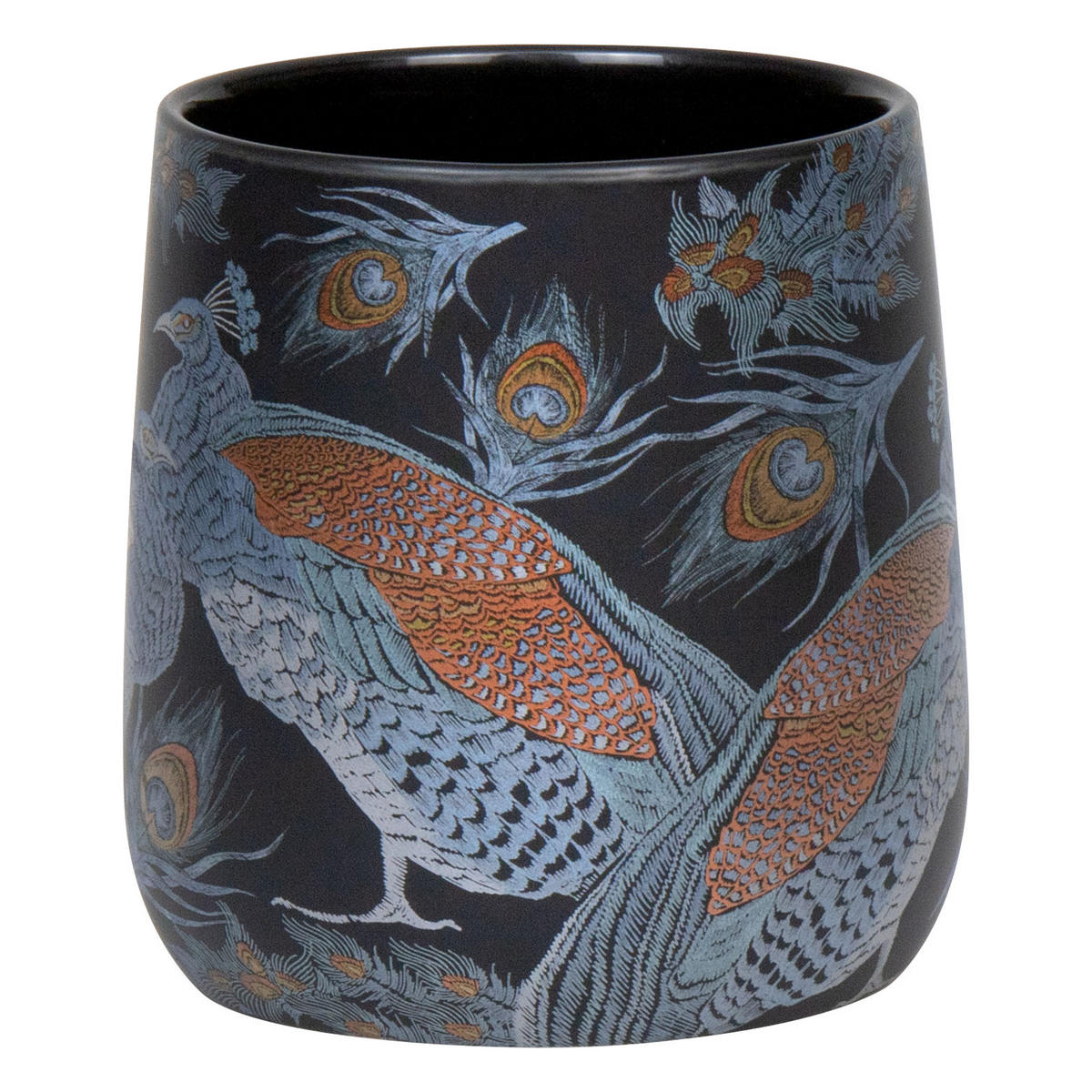 KAFFEEBECHER Shiny Peacock - Naturfarben, Keramik (0.4L) - Könitz