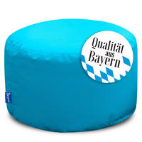 SITZPOUF L lichtblau - Blau/Hellblau, Textil (500/300/500cm) - Bruni