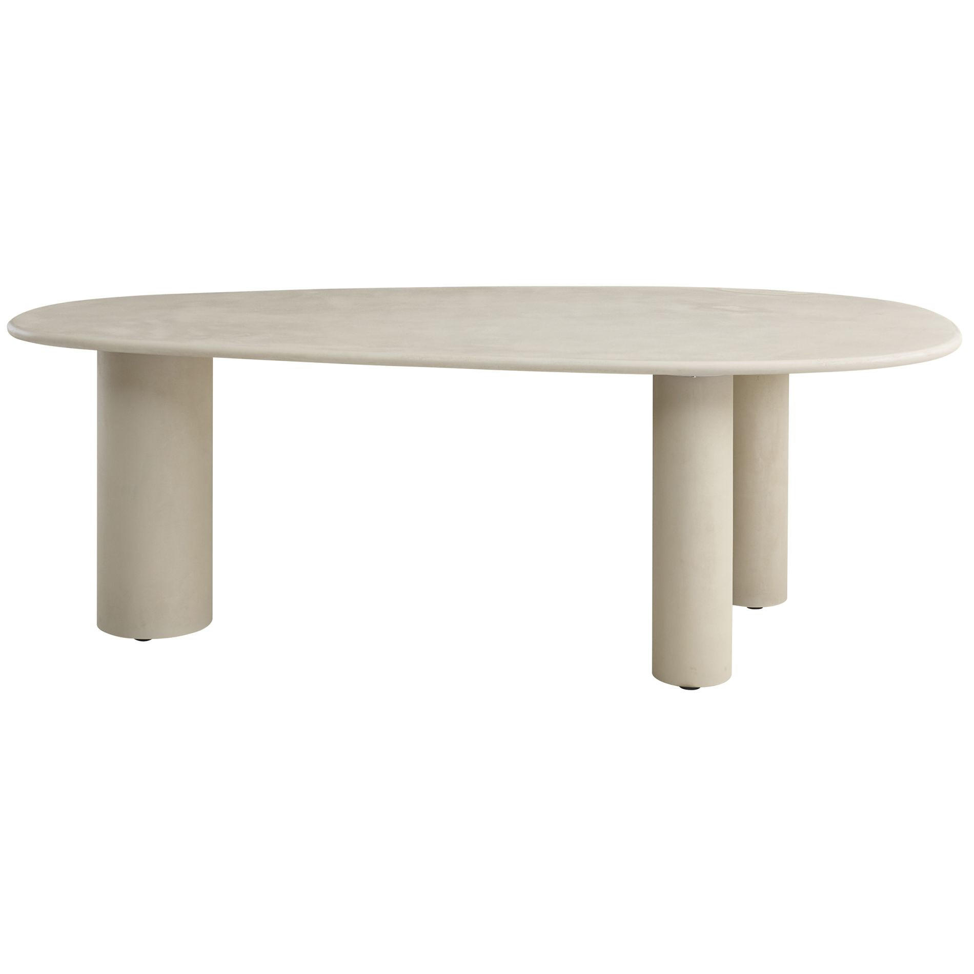 ESSTISCH Innations Mikrozement-Optik 230 x 120 cm - Taupe, Holzwerkstoff (120/230/76cm) - Selsey