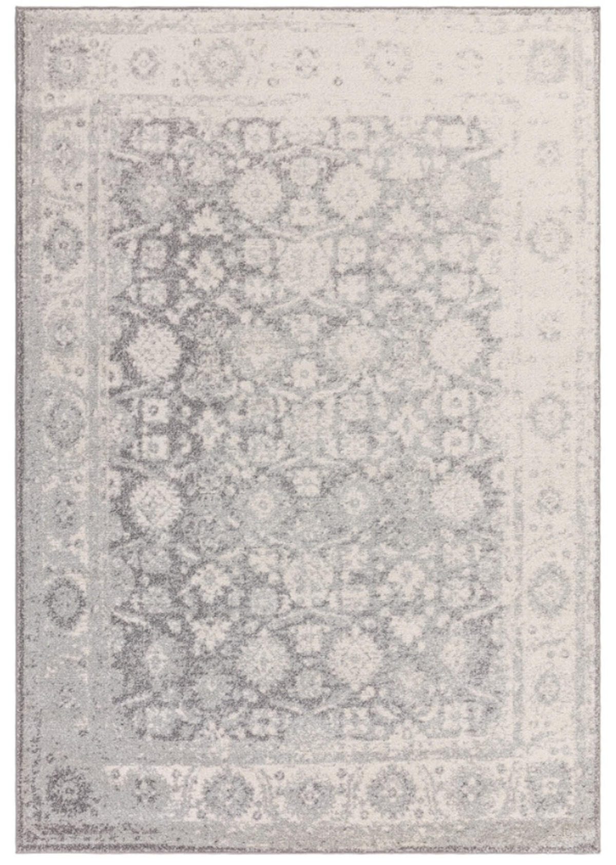 TEPPICH modern Flachgewebe LEGACY Grau 120 x 170 cm - Grau, Textil (120/170cm) - Novatrend