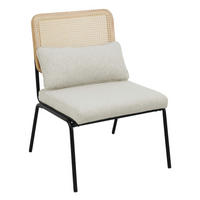 LOUNGESESSEL Svea - Creme, Holz (61/88/52cm) - SVITA