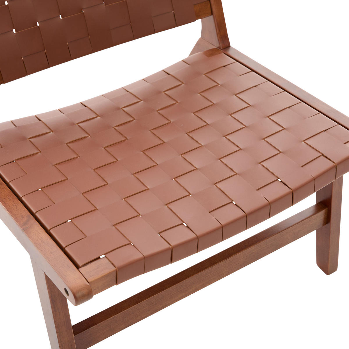 STUHL Schachbrettmuster mit Holzgestell, DE-42285, Braun - Braun, Holzwerkstoff (66/72/71cm) - ComfortXL
