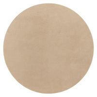 FLACHWEBETEPPICH Dunkel-Beige Ø 160 cm - Beige, Kunststoff (160/160cm) - TT Home