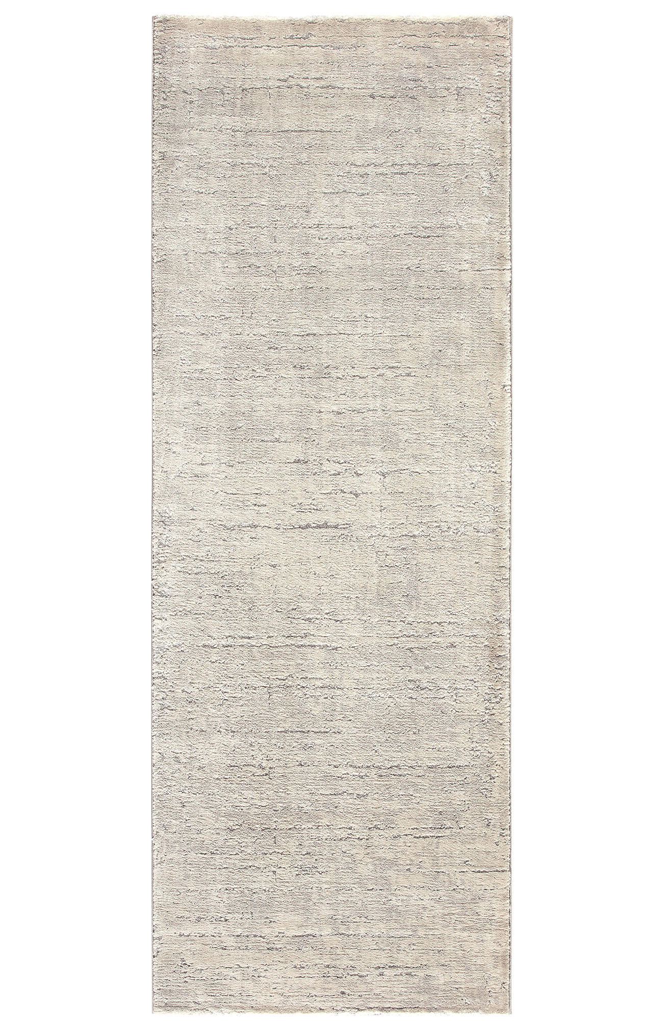Tesso Living Glanzeffekt-Teppich Hellgrau 80x300 cm