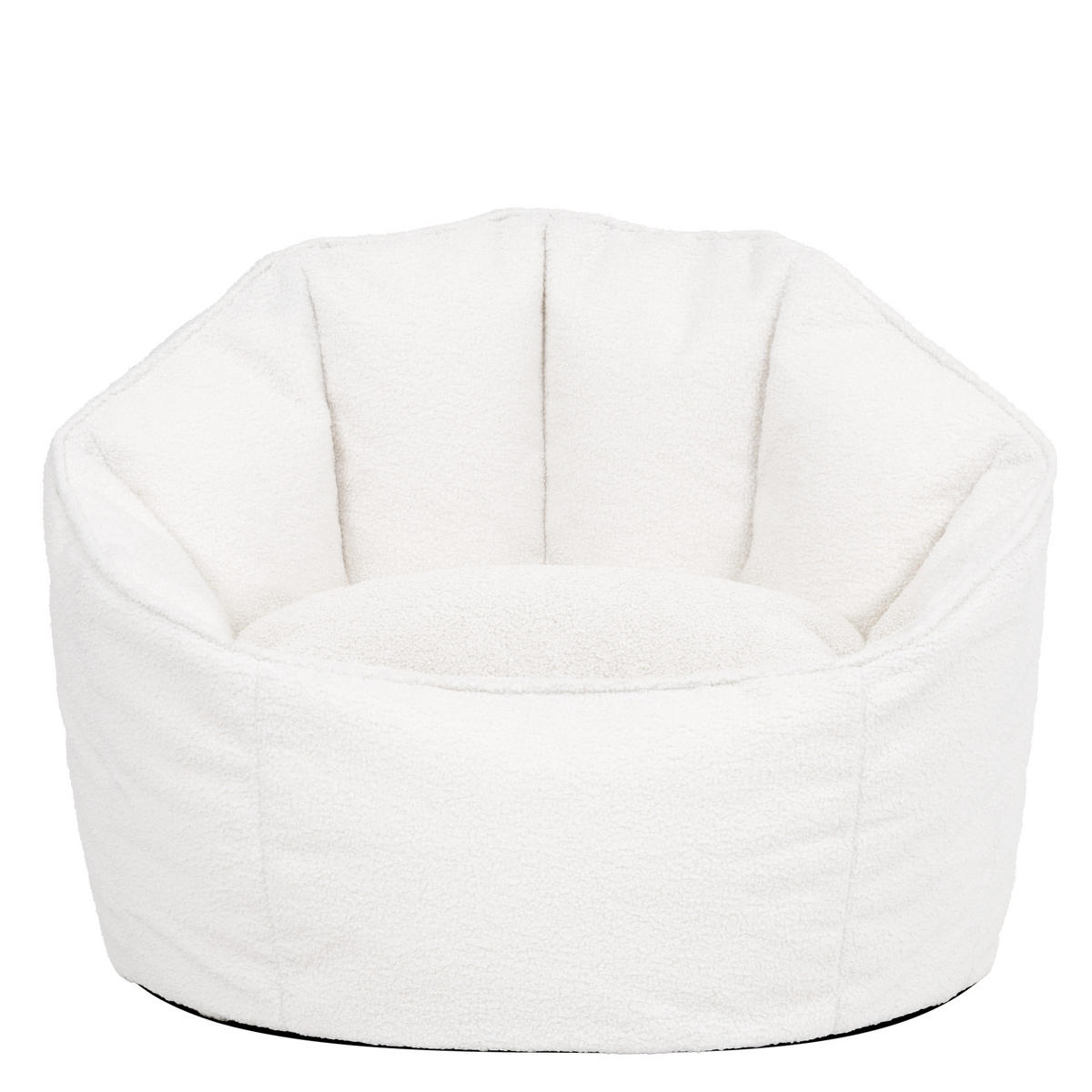 SITZSACK aus Boucle Sirena - Creme, Textil (77/64/74cm) - icon