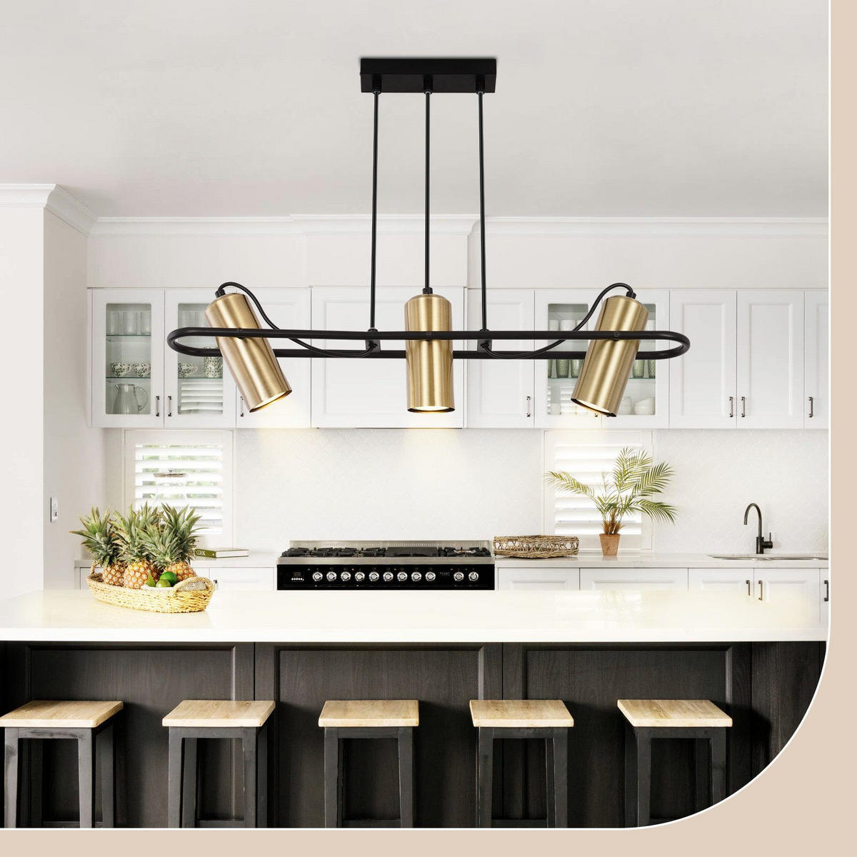 PENDELLEUCHTE Matthew 70/10/160 cm - Bronzefarben, Metall (70/10/160cm) - ZMH