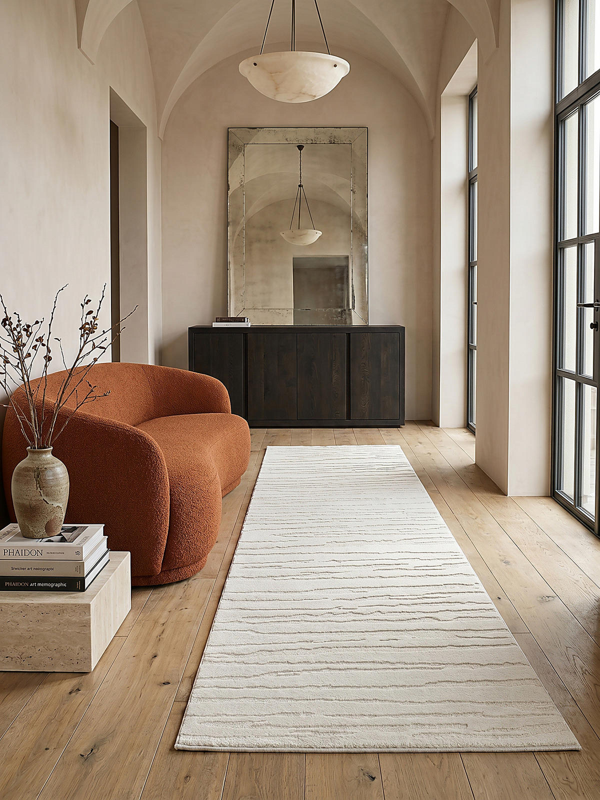 TEPPICHLÄUFER Abstrakt CETINA Polypropylen Creme 80 x 150 cm - Beige, Textil (80/150cm) - KADIMA DESIGN
