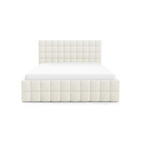 POLSTERBETT mit Stauraum 140x200 cm in Creme - Creme, Metall (140/200cm) - Home Collective