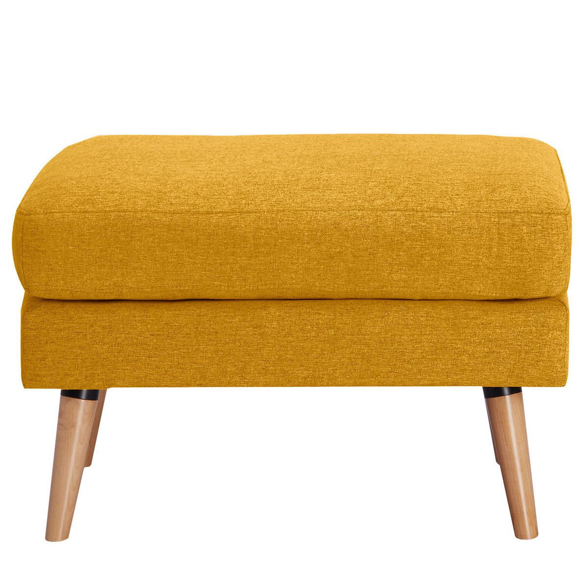OHRENSESSEL - Beige/Gelb, Holz/Birkenholz (73/107/96cm) - home24