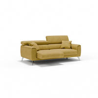 LINEARSOFA Caravaggio - Gelb, Textil (199/73/102cm) - Divani.store