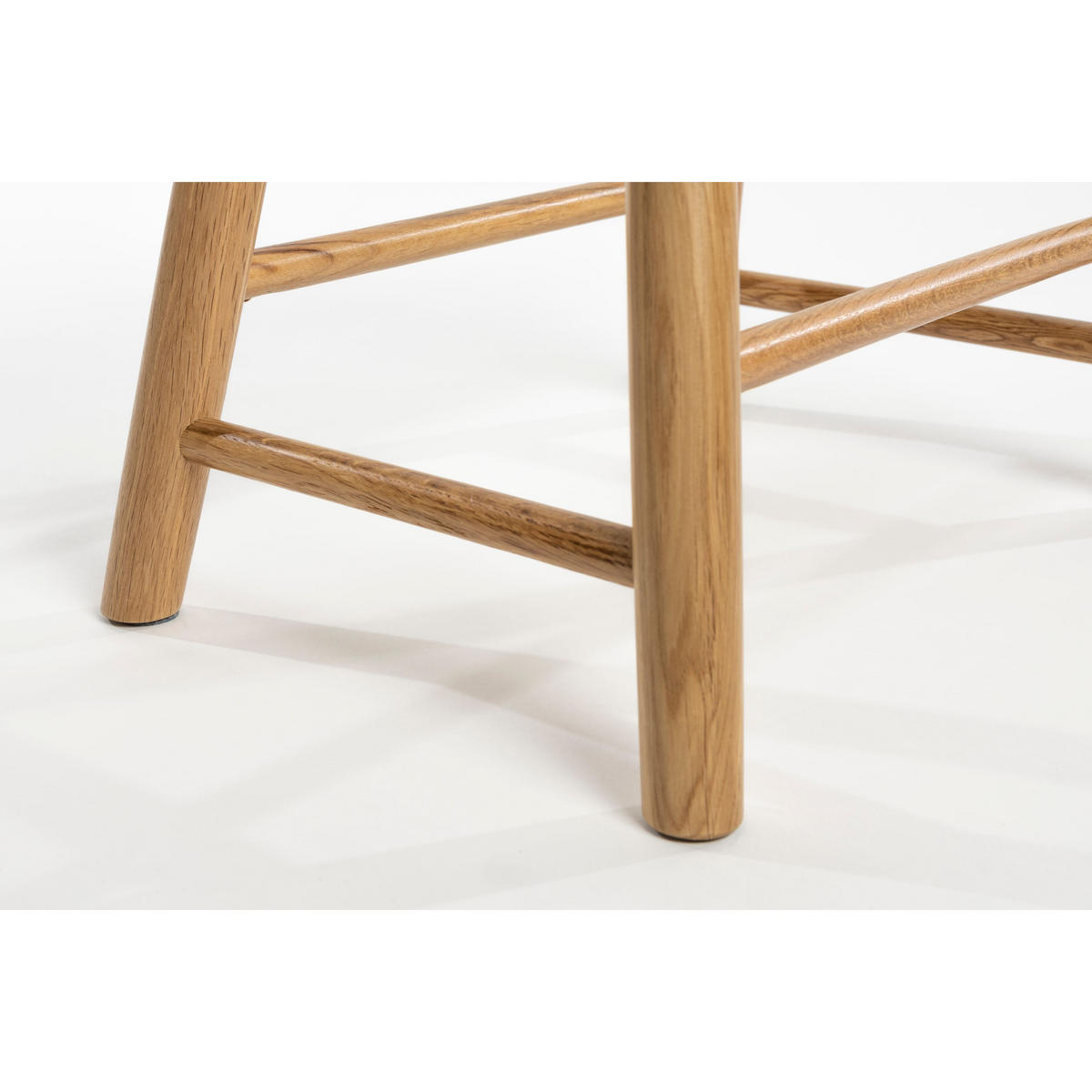 FUSSHOCKER Vander Fußhocker/ Zitshocker Natural - Naturfarben, Holz (43/46/33cm) - Housecraft Living