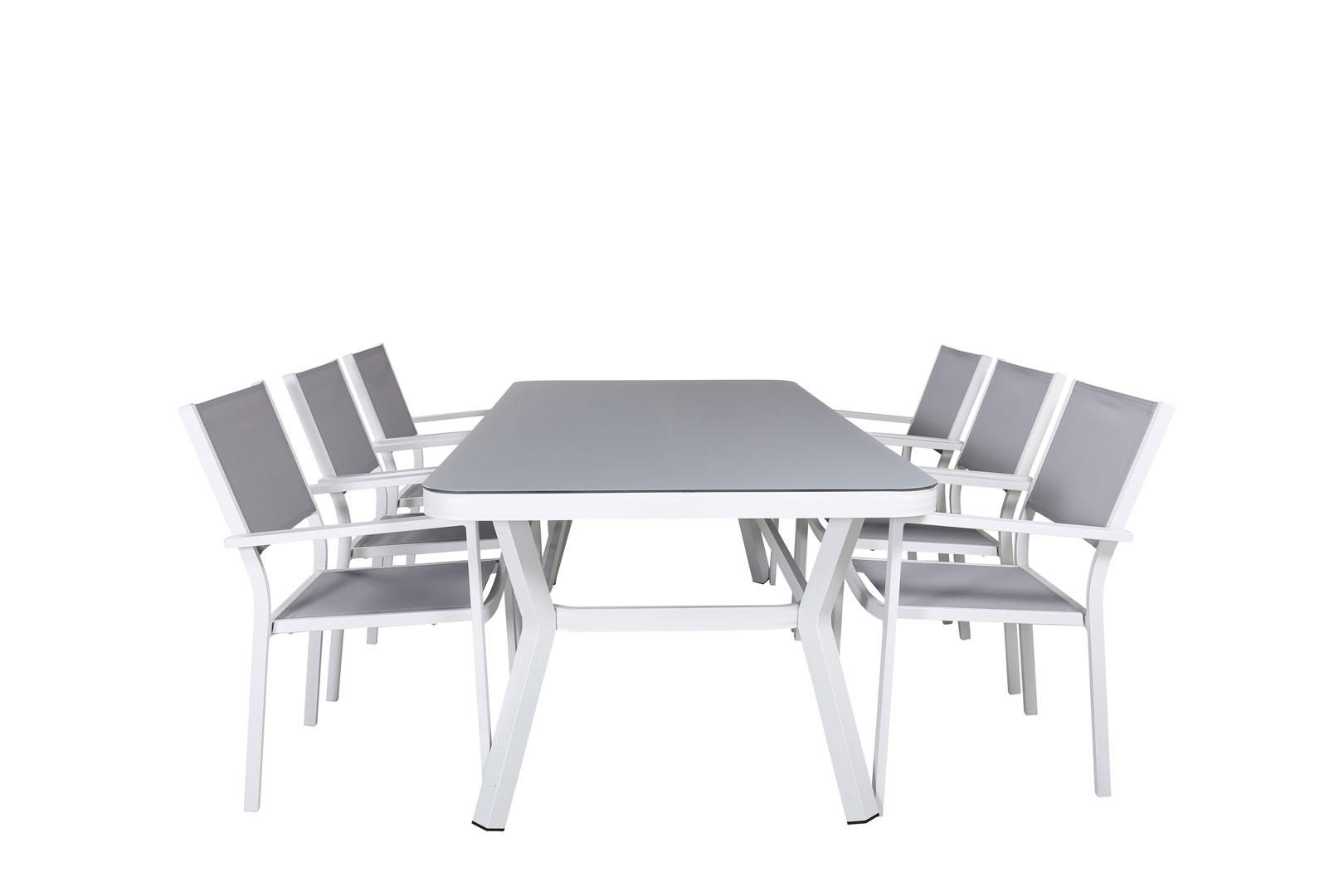 GARTENTISCHGRUPPE Schwarz - Schwarz, Holzwerkstoff - ebuy24