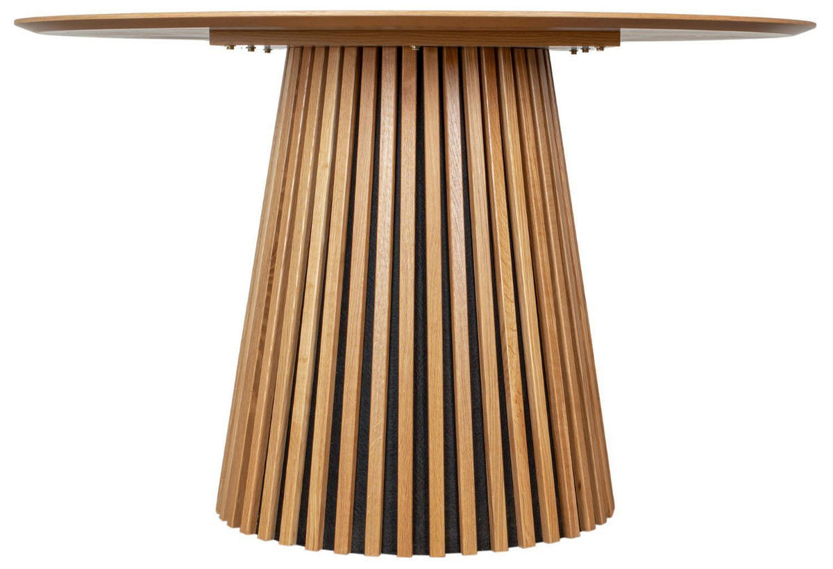 MÖBELSET Diningtisch Oria, 4er Set Diningsessel San Carlo hellgrau - Hellgrau/Schwarz, Holz/Textil (120/76/120cm) - bene living