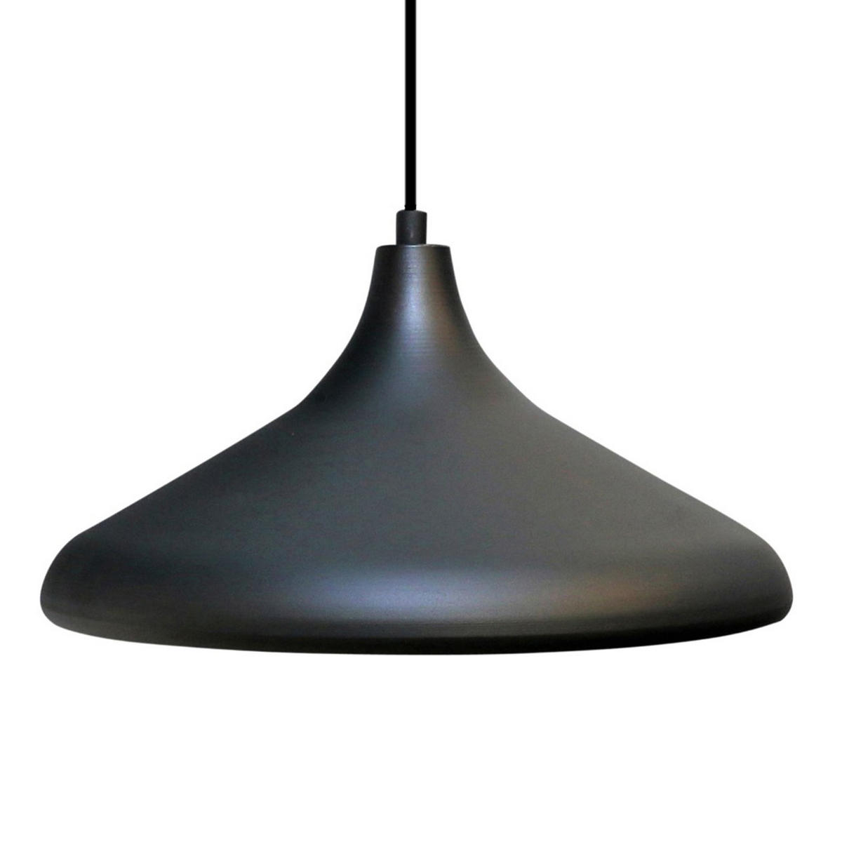 PENDELLEUCHTE Champion 35/20 cm - Schwarz/Weiß, Metall (20/35/20cm) - Bamyum
