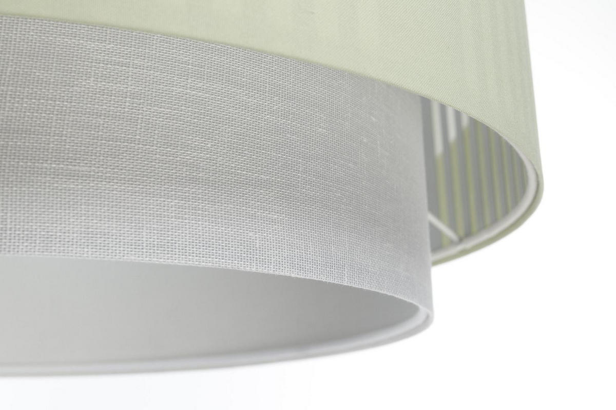 HÄNGELEUCHTE Grün 70/98 cm - Weiß/Grün, Kunststoff (28/1.2/98cm) - ONZENO