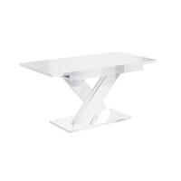 ESSTISCH ausziehbar 140 -180x80x75 cm - Weiß Hochglanz - RONX - Weiß Hochglanz, Holzwerkstoff (140/80/75cm) - ALTDECOR