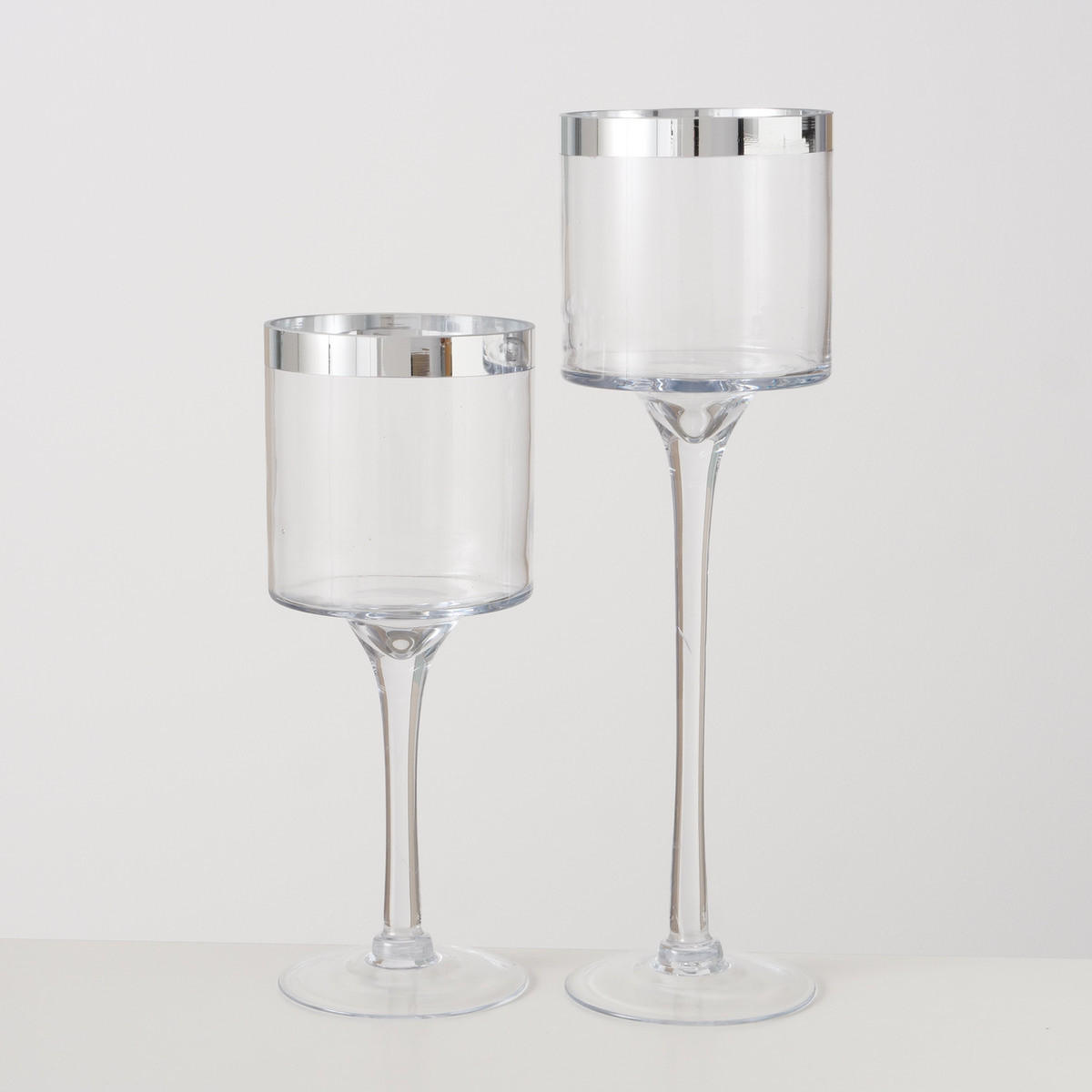 KERZENHALTER Arosa 30/40 cm - Transparent, Glas (12/40/12cm) - Boltze Home